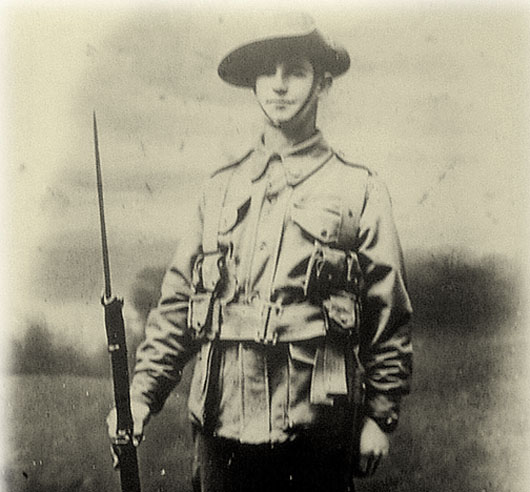 Victor John Backhouse - WW1 photograph